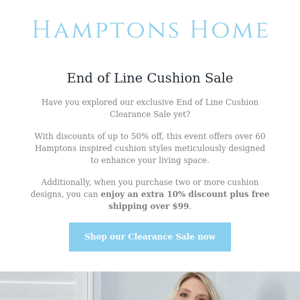 🏷️Have you shop our Cushion Sale yet? | Save up to 50% off RRP!