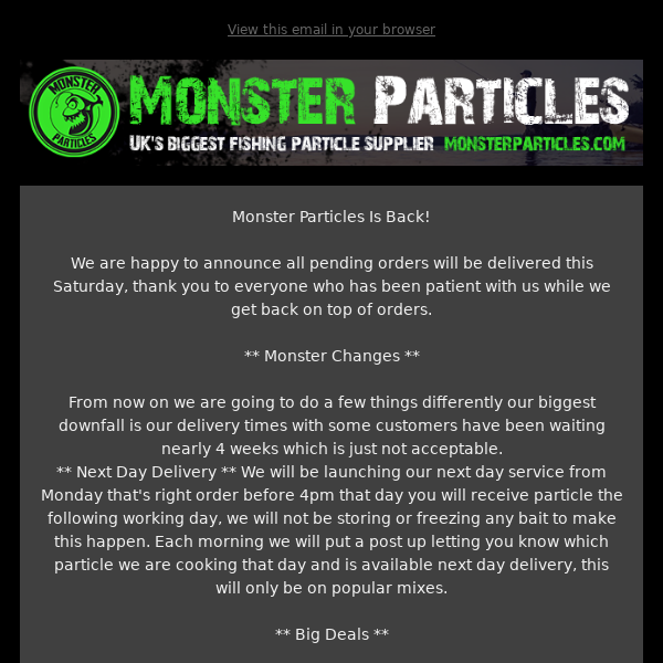 Monster Particles Is Back!