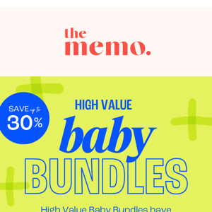 High Value Baby Bundles