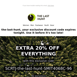 Secret Sale: The Last Hunt, the clock is ticking!