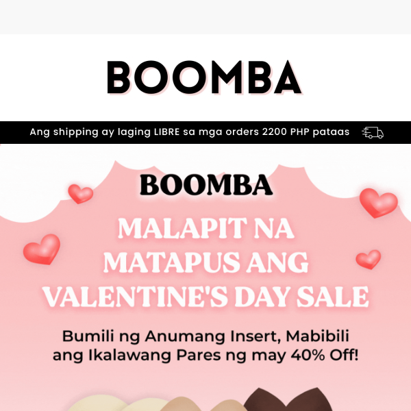 MATATAPOS NA SA LOOB NG 24 ORAS: BOGO 40% OFF SA LAHAT NG INSERTS 🚨