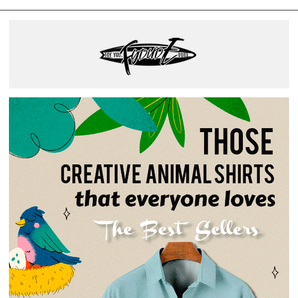 Those Creative Animal Shirts That Everyone Loves!