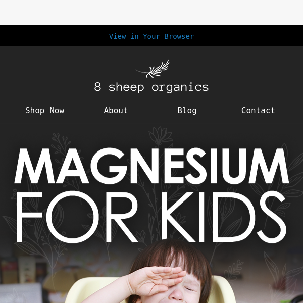 Could Magnesium Deficiency be Behind Your Kid's Troubles?