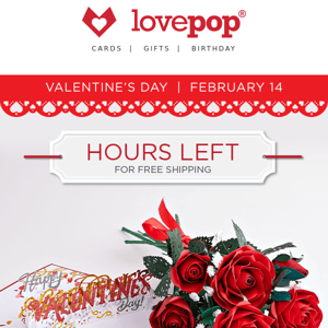 FINAL HOURS | Valentine's Day Free Shipping ❤️