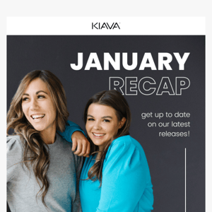 JANUARY RECAP: our favorite launches!