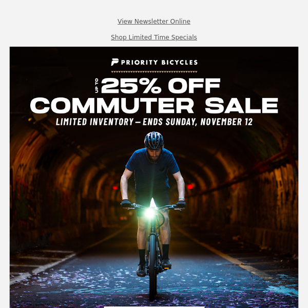 Commuter Bicycle Specials Now Rolling!