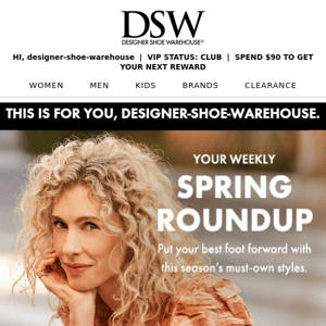 Designer Shoe Warehouse: Peep this offer asap 🐣