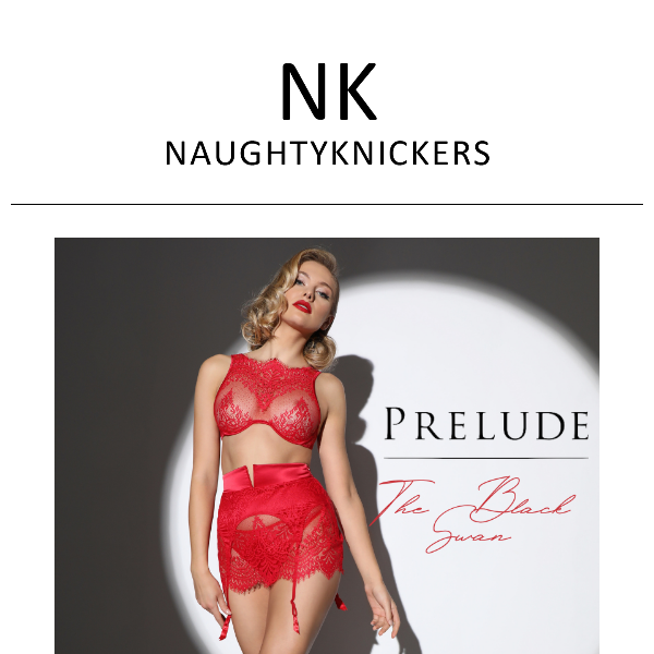 NEW: Introducing The Black Swan Red - Naughty Knickers