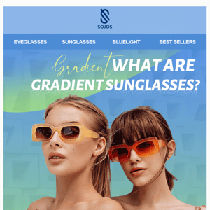 Gradient Lens Sunglasses For Your Choice💌