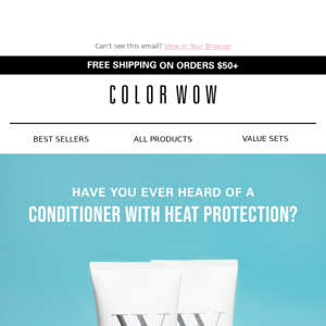 A conditioner with multiple layers of heat protection?! 🤯