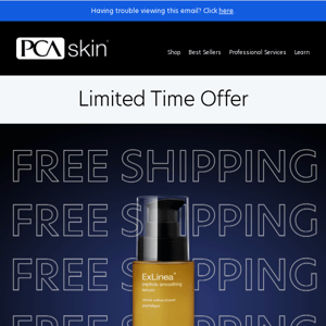 Ends today: Free shipping