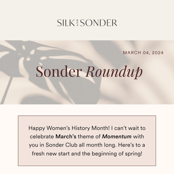 Sonder Roundup: Ready to Build Momentum? 🚀