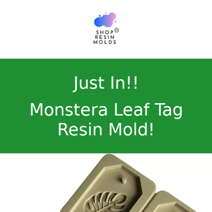 NEW! Monstera Leaf Tag Silicone Mold!