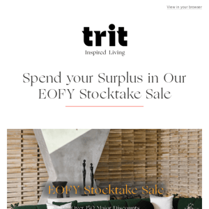 Over 150 Major discounts in our EOFY Stocktake Sale!