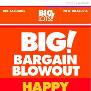 🎆 HAPPY NEW YEAR! Shop our BIG bargain blowout event!