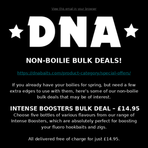 NON-BOILIE BULK DEALS!