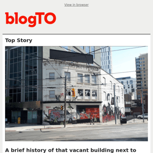 The latest from blogTO