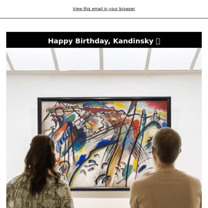 Happy Birthday, Kandinsky 🎉