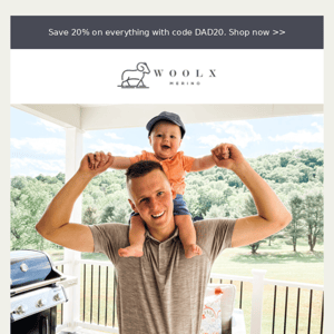 20% OFF sitewide for Father’s Day