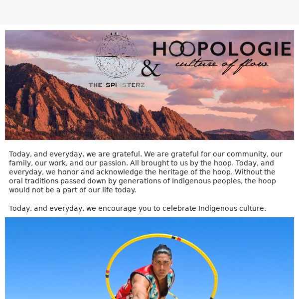 Expressing our Gratitude for the Hoop: Acknowledging History & Heritage