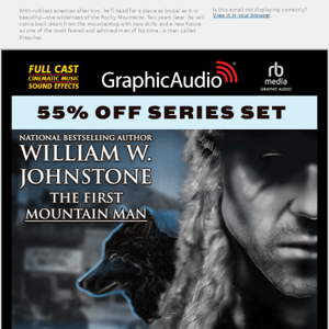 The First Mountain Man 149 hour western series set by William W. Johnstone is 55% Off!