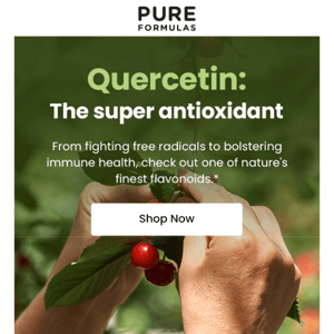 Nature's antioxidant: Quercetin for well-rounded wellness