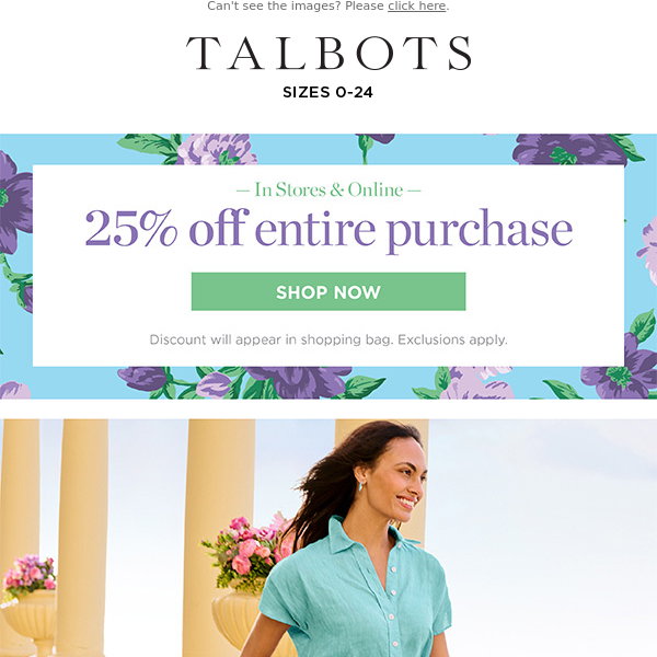 Talbots Clothing for Women, Online Sale up to 37% off