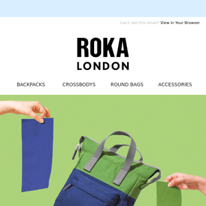 Roka Carnaby Crossbody XL Recycled Canvas Rooibos