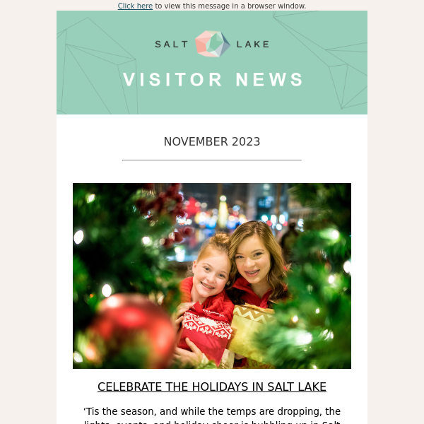 Holiday Happenings, Upcoming Ski Season, and More