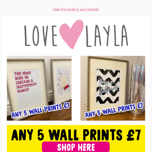 Love Layla Designs, You can't buy these on Amazon 😝