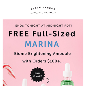 Free Marina Ampoule is leaving the harbor!