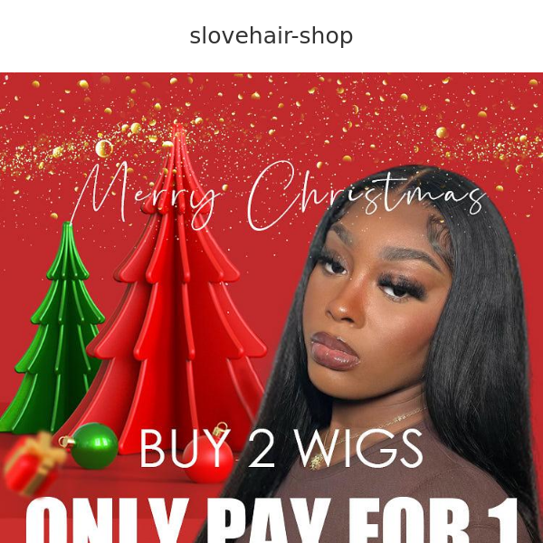 Buy 2 Wigs Only Pay For 1-SloveHair