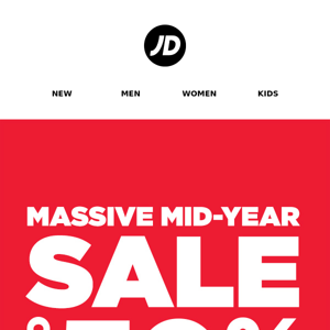 Massive Mid-Year Sale: Up To 50% Off