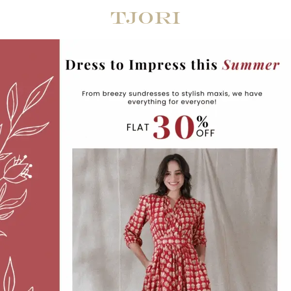 Everyone's Favourite Summer Dresses at 30% off now*