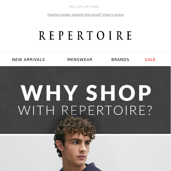 Why shop with Repertoire?