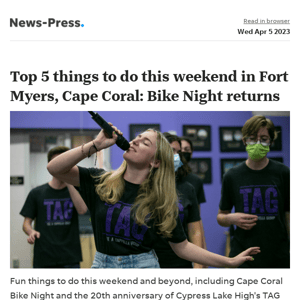 News alert: Top 5 things to do this weekend in Fort Myers, Cape Coral: Bike Night returns