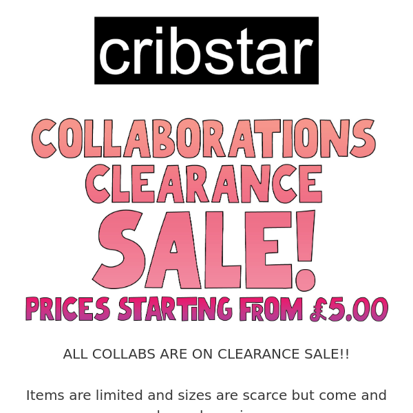 Clearance Sale - Prices from £5.00 💧