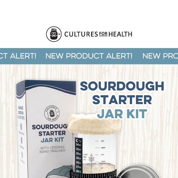 🚨 Sourdough Starter Jar Kits Now Available!