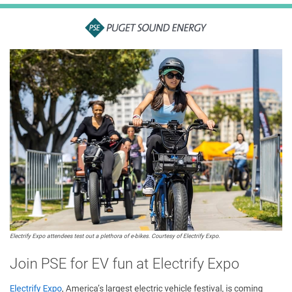 Get your hands on the newest EVs at Electrify Expo