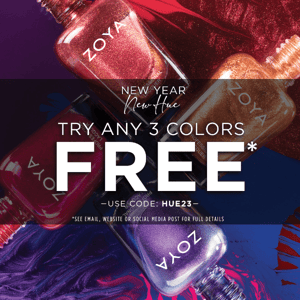 Any 3 Polishes Colors Free: New Year New Hue