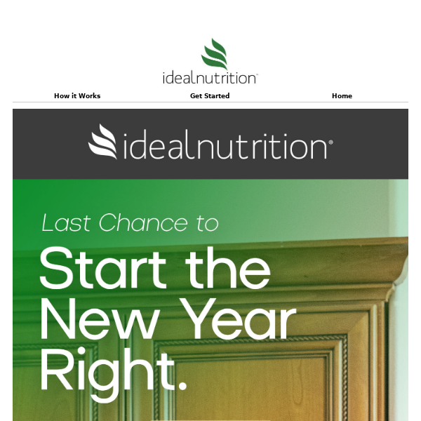 ✨ IDEAL LAST CALL! ✨ Order Now to Get Meals Delivered the First Week of 2024! 🎆