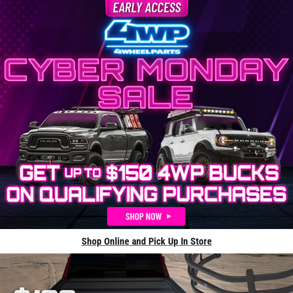 ⚡ Get up to $150 4WP Bucks & Save with these Insane Cyber Monday Sales. Starts Now!