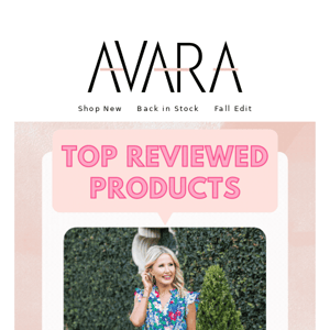 Our Most Reviewed Products 💕