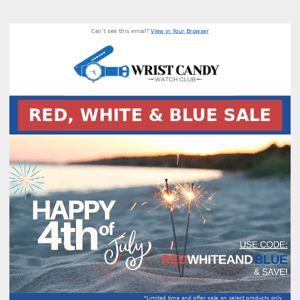 Get ready for the Fourth of July sale! 🇺🇸