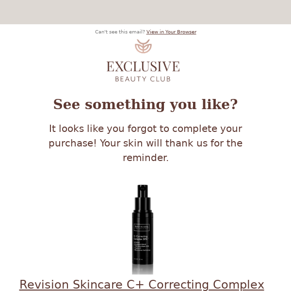 Exclusive Beauty Club, did you see something you liked?