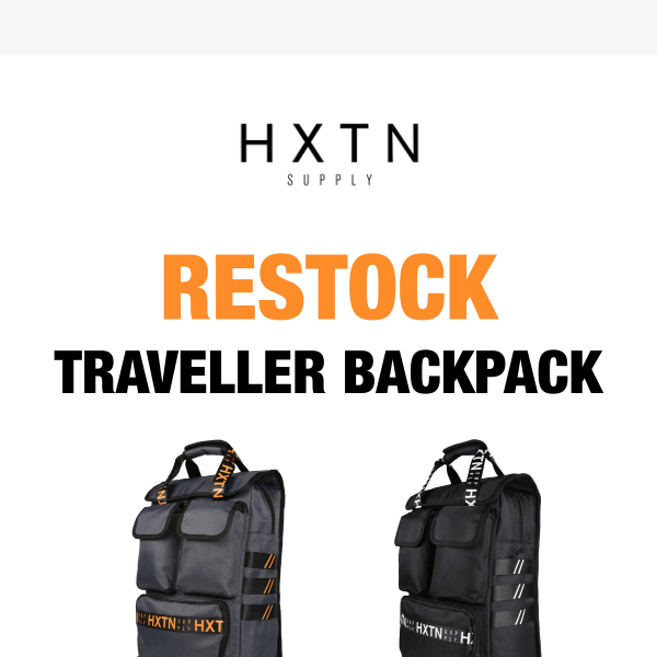 RESTOCK // Traveller Backpacks