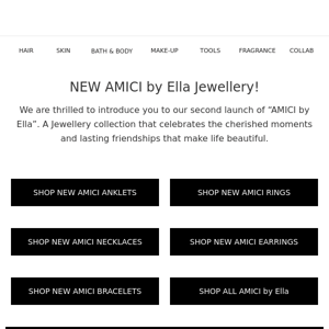 Introducing NEW Amici by Ella – Jewellery Launch ✨