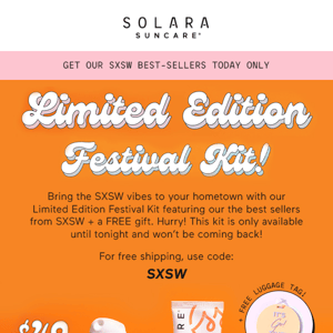 NEW! Limited-Edition Festival Best-Sellers!