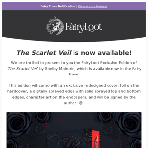 THE SCARLET VEIL Exclusive Edition is now available! ❤️