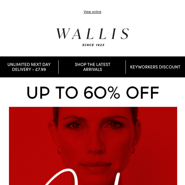 Sale: up to 60% off